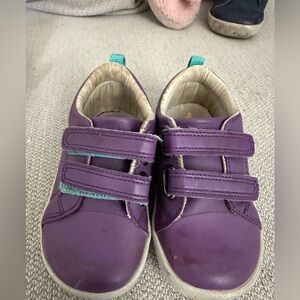 Purple Ten Little Velcro Shoes